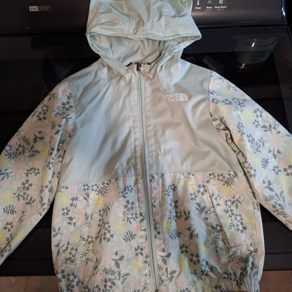 The North Face Kids Floral Mint Jacket